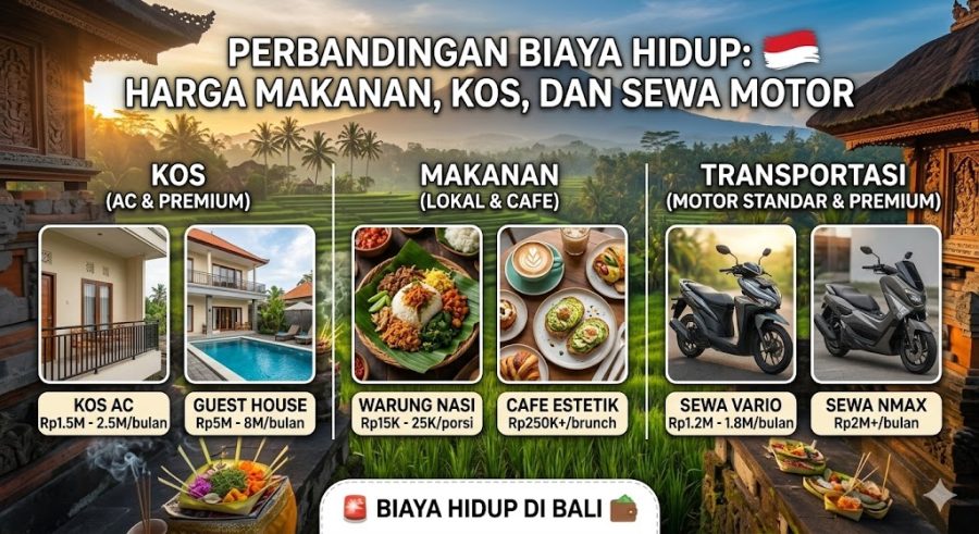 biaya hidup di Bali